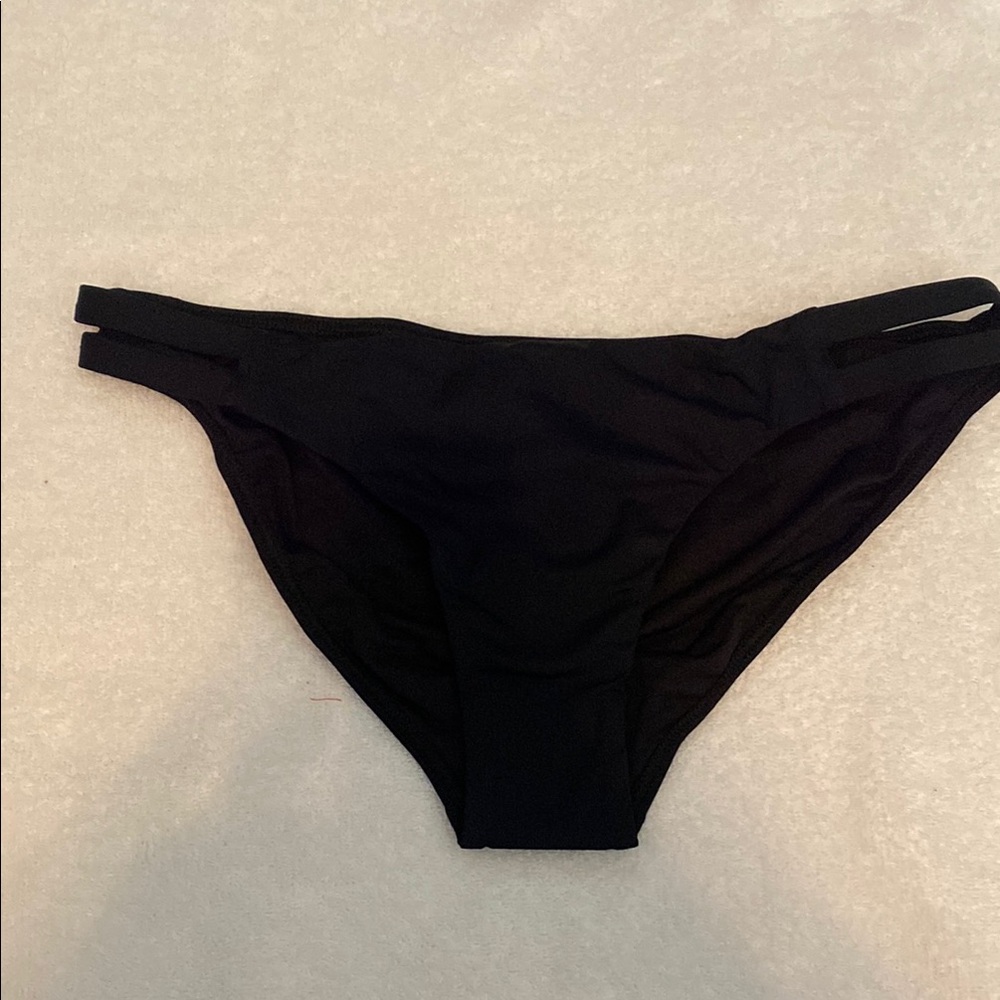 Billabong Black Bikini Bottom with Double Side Straps